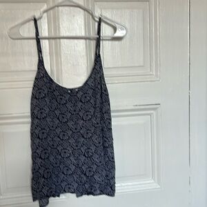 Blue and white Beachy Top Size L Old Navy